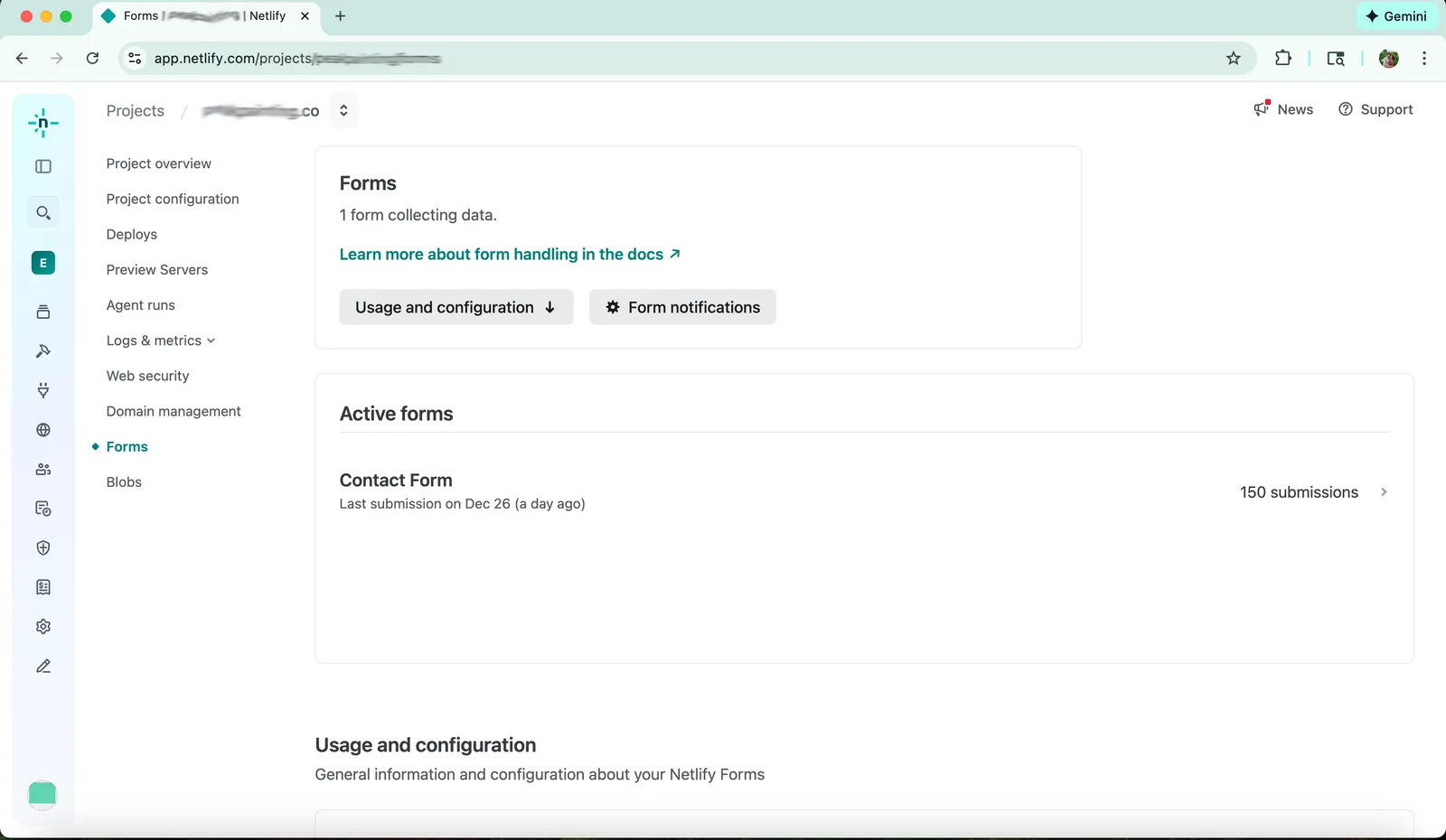 150+ form submissions generated